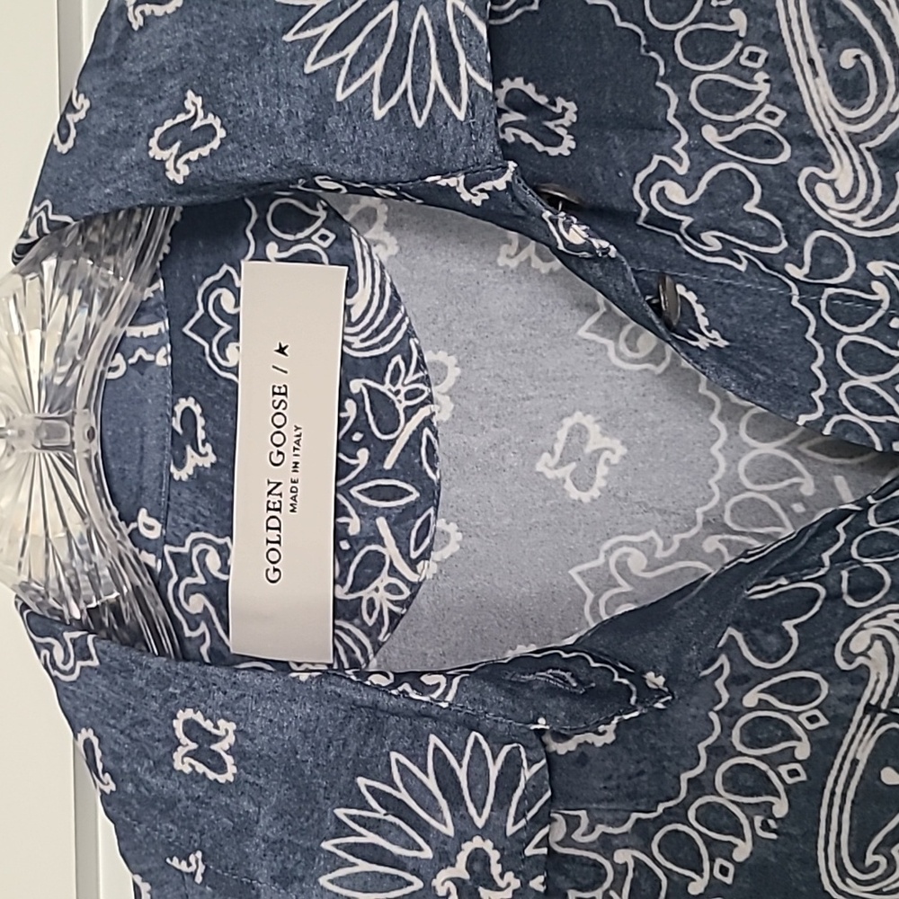 Golden Goose Paisley Bandana Print Long-Sleeve Maxi Dress - Picture 5 of 11